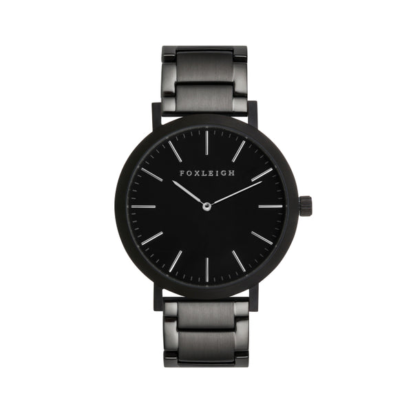 Black Steel Timepiece