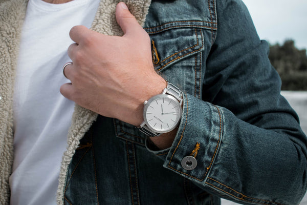 Silver Steel Timepiece