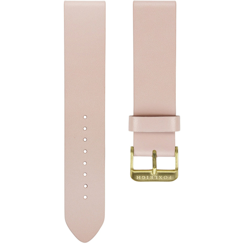 Peach-Leather-Strap-with-Gold-Foxleigh-Buckle